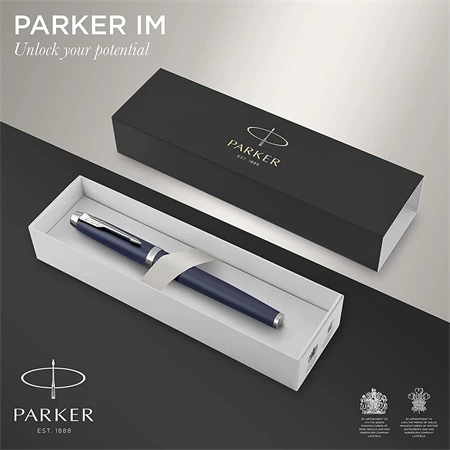 PARKER IM Royal rollertoll kék test+ezüst klipsz