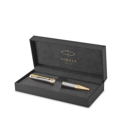 PARKER Ingenuity Royal Grey Collection golyóstoll szürke, arany klipsz