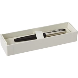 PARKER Jotter Royal BOND STREET töltőtoll fekete - acél test, ezüst szinű klipsz