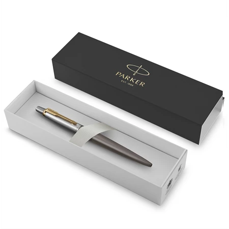 PARKER Jotter Royal Grey golyóstoll szürke test, arany klipsz