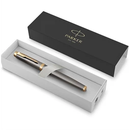 PARKER Jotter Royal Grey rollertoll szürke test, arany klipsz