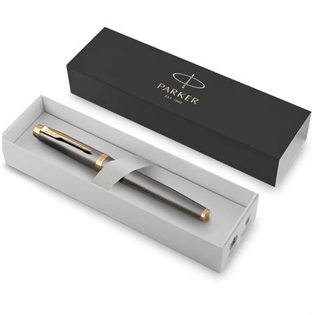 PARKER Jotter Royal Grey rollertoll szürke test, arany klipsz