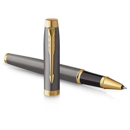 PARKER Jotter Royal Grey rollertoll szürke test, arany klipsz