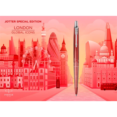 PARKER Jotter Royal Special Edition London golyóstoll ezüst klipsz