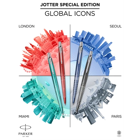 PARKER Jotter Royal Special Edition London golyóstoll ezüst klipsz
