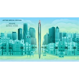 PARKER Jotter Royal Special Edition Miami golyóstoll ezüst klipsz