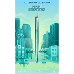 PARKER Jotter Royal Special Edition Miami golyóstoll ezüst klipsz