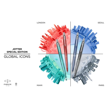 PARKER Jotter Royal Special Edition Paris golyóstoll ezüst klipsz