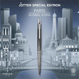 PARKER Jotter Royal Special Edition Paris golyóstoll ezüst klipsz