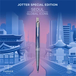 PARKER Jotter Royal Special Edition Seoul golyóstoll ezüst klipsz