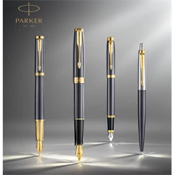 PARKER Jotter Royal XL golyóstoll szürke test arany klipsz