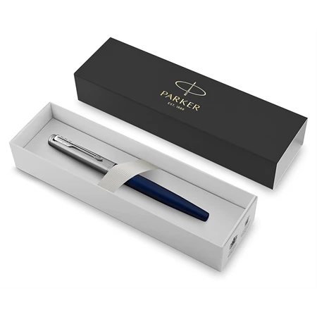 PARKER Jotter Royal töltőtoll kék - acél test, ezüst szinű klipsz