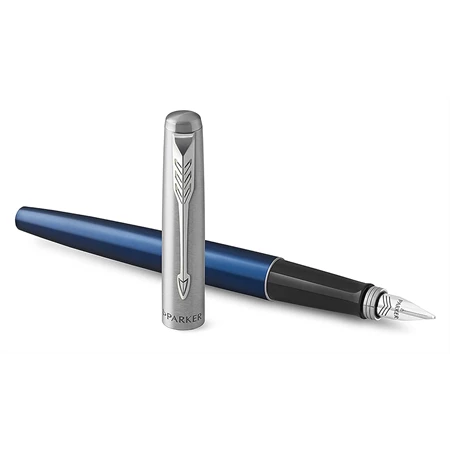 PARKER Jotter Royal töltőtoll kék - acél test, ezüst szinű klipsz