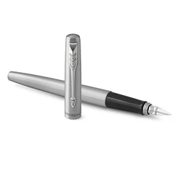 PARKER Jotter Royal töltőtoll rozsdamentes acél test, ezüst szinű klipsz