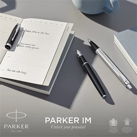 PARKER IM Royal Essential golyóstoll acél test+ezüst klipsz