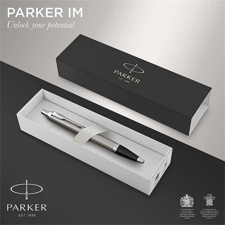 PARKER Royal IM Essential golyóstoll acél test+ezüst klipsz