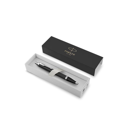 PARKER IM Royal Essential golyóstoll matt fekete test+ezüst klipsz