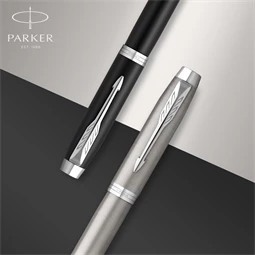 PARKER Royal IM Essential rollertoll matt fekete test+ezüst klipsz