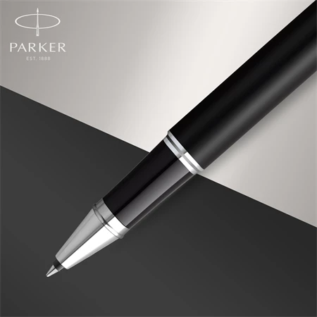 PARKER IM Royal Essential rollertoll matt fekete test+ezüst klipsz