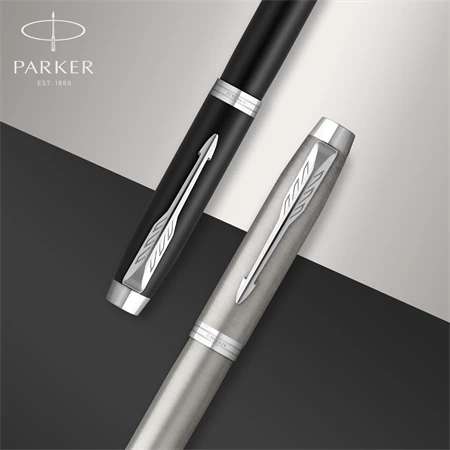 PARKER IM Royal Essential rollertoll matt fekete test+ezüst klipsz