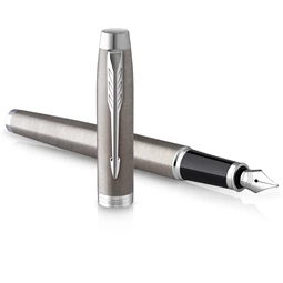 PARKER IM Royal Essential töltőtoll acél test+ezüst klipsz