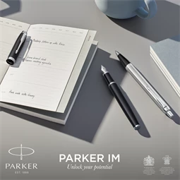 PARKER Royal IM Essential töltőtoll acél test+ezüst klipsz