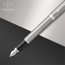 PARKER Royal IM Essential töltőtoll acél test+ezüst klipsz