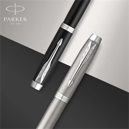 PARKER Royal IM Essential töltőtoll acél test+ezüst klipsz