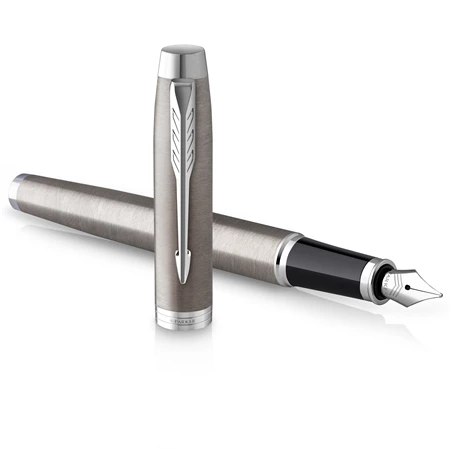 PARKER IM Royal Essential töltőtoll acél test+ezüst klipsz