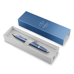 PARKER Royal IM Rituals golyóstoll kék test, ezüst szinű klipsz