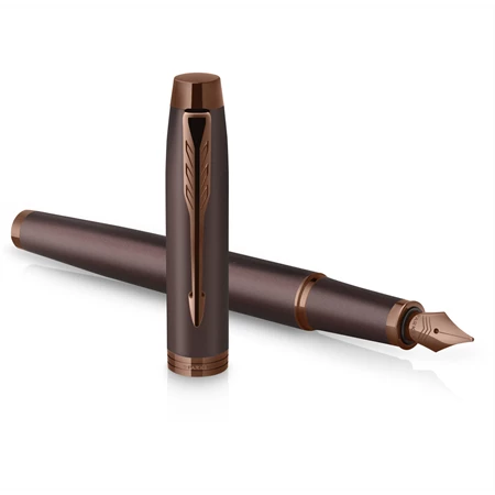 PARKER Royal IM Rituals töltőtoll burgundi színű test, burgundi vörös színű klipsz