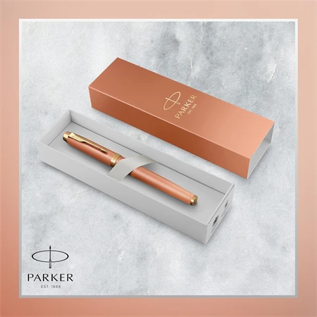 PARKER Royal IM Rituals töltőtoll narancssárga test+arany klipsz