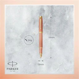 PARKER Royal IM Rituals töltőtoll narancssárga test+arany klipsz