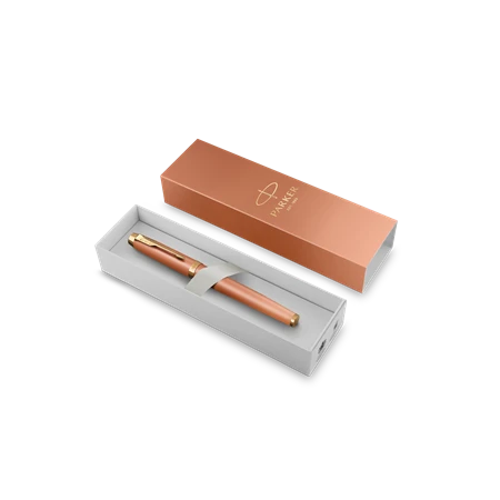 PARKER Royal IM Rituals töltőtoll narancssárga test+arany klipsz