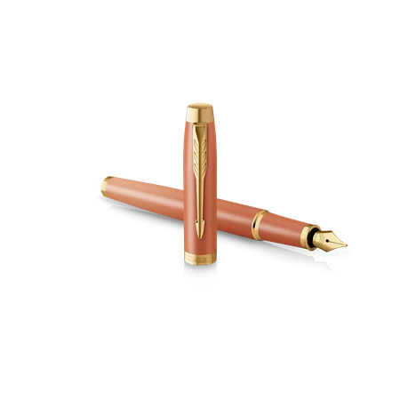 PARKER Royal IM Rituals töltőtoll narancssárga test+arany klipsz