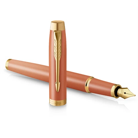 PARKER Royal IM Rituals töltőtoll narancssárga test+arany klipsz