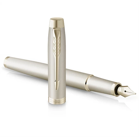 PARKER Royal IM Rituals töltőtoll pezsgő színű test, arany színű klipsz