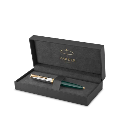 PARKER Royal Premium 51 golyóstoll zöld test+arany klipsz