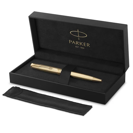 PARKER SONNET ROYAL SPECIAL CISELÉ golyóstoll arany szinű test, arany klipsz