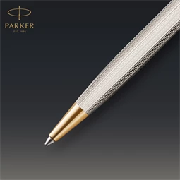 PARKER SONNET DELUXE 925 golyóstoll mistral metál cizellált test+arany klipsz