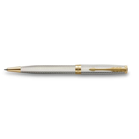 PARKER SONNET DELUXE 925 golyóstoll mistral metál cizellált test+arany klipsz