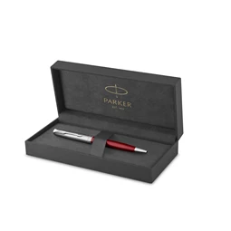 PARKER SONNET ROYAL ESSENTIAL golyóstoll piros test+ezüst klipsz