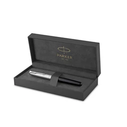 PARKER Sonnet Essential töltőtoll fekete test+ezüst klipsz