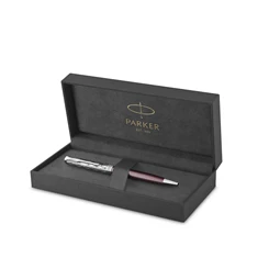 PARKER SONNET ROYAL Premium golyóstoll metál piros test+ezüst klipsz