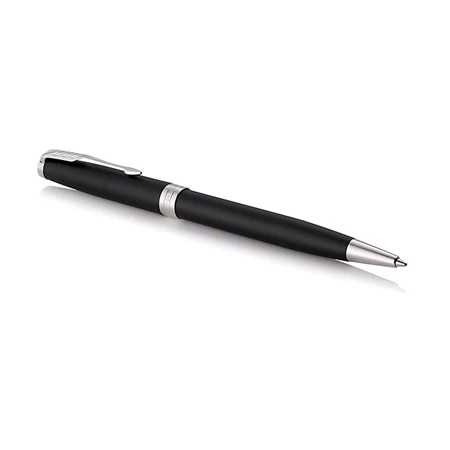PARKER SONNET ROYAL golyóstoll matt fekete test ezüst klipsz