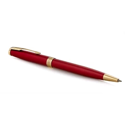 PARKER SONNET ROYAL golyóstoll piros test+arany klipsz