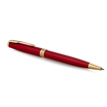 PARKER SONNET ROYAL golyóstoll piros test+arany klipsz