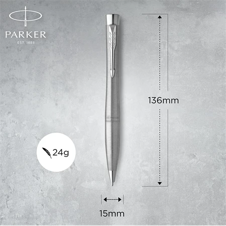 PARKER Urban Royal Twist golyóstoll csiszol ezüst test+ezüst klipsz