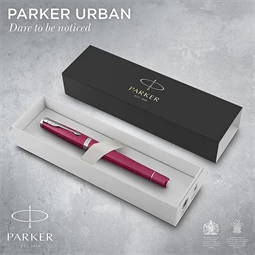 PARKER Urban Royal Twist töltőtoll vibrant magenta test+ezüst klipsz