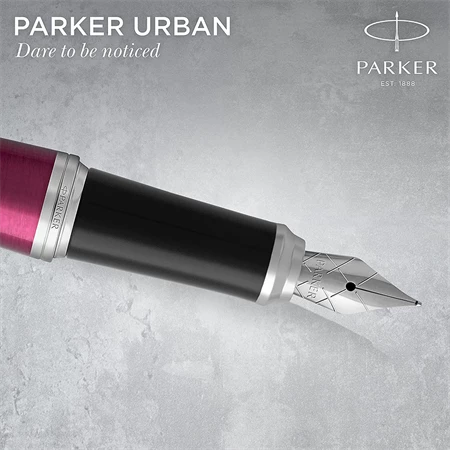 PARKER Urban Royal Twist töltőtoll vibrant magenta test+ezüst klipsz